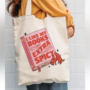 Canvas Bag / Shopper Market Tote For Book Lovers Reading Club